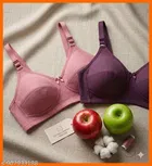 Cotton Non Padded Bra for Women, Pack of 2 