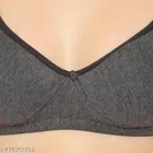 Cotton Solid Bra for Women & Girls, Multicolour, Pack of 5 