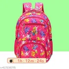 Polyester Backpack Bag, Multicolor