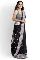 Silk Solid Saree for Women 