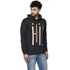 Cotton Blend Graphic Hoodie for Men 