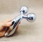 ABS Plastic Roller Massager (Silver)