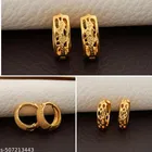Gold-Plated Earrings/Studs/Bali Combo For Women'S/Girls