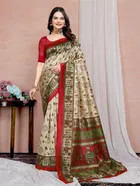 Mysore Silk Printed Saree for Women 