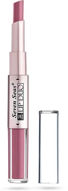Seven Seas 2 in 1 Full Coverage Lipstick, Rose, 3 ml