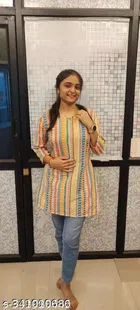 Polyester Printed Kurti for Women 