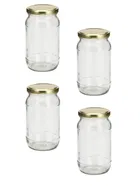 Glass Airtight Kitchen Storage Jars with Lid 