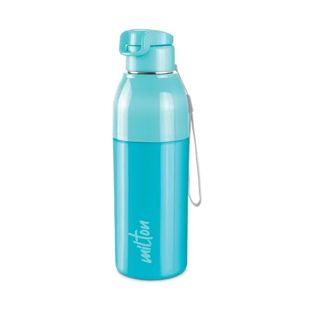 MILTON Steel Convey 900 Insulated Inner Steel Water Bottle (630 ml, Cyan, Pack of 1, Assorted)