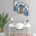 MDF 2 Pcs Designer Wall Painting for Home & Office 