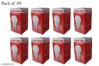 Newtal India LED Bulb (White, 9 W) (Pack of 8)