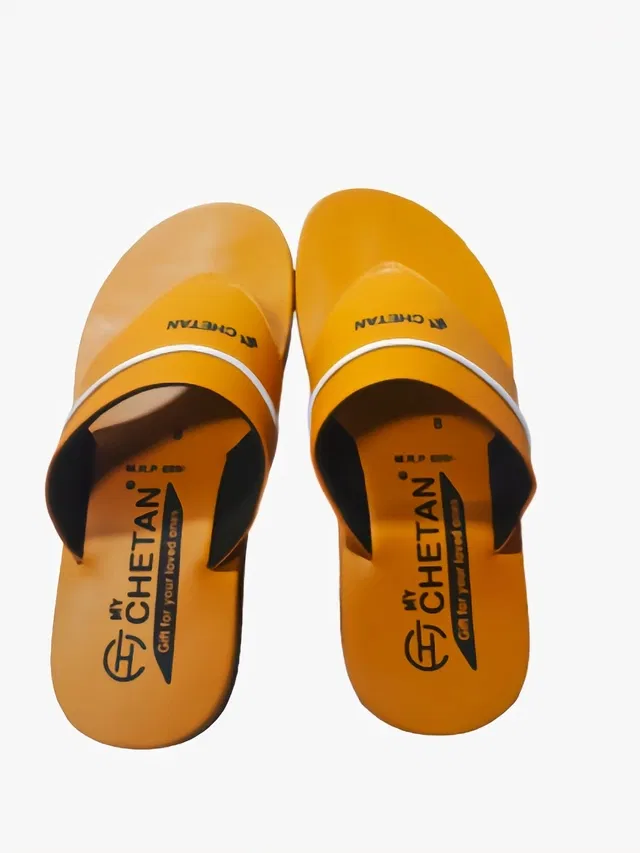 Slippers for Men (Mustard, 8)