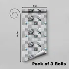 Vinyl Waterproof Wallpaper Roll for Kitchen Wall 