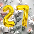 Foil Balloon for Birthday Celebration, No. 27 