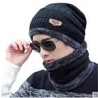 Beanie Cap with Neck Warmer & Gloves for Unisex 