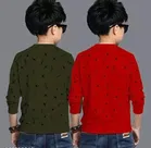 Cotton Blend Round Neck T-Shirts for Boys 