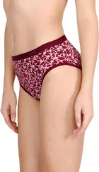 Cotton Blend Printed Briefs for Women, Pack of 2 