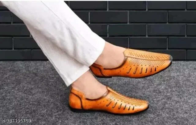 Loafers for Men (Tan, 8)