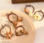 Fabric Hair Scrunchies for Women & Girls 