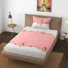 Microfiber Single Bedsheet with Single Pillow Cover 