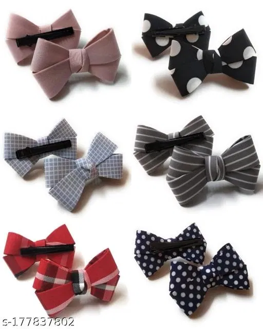 Hair Clips for Women (Multicolor, 12 Pcs)