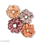 Casual Scrunchies for Women, Pack of 4 