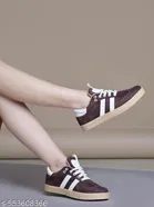 Shoetopia Girls Sneakers - Brown 