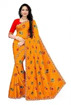 Georgette Embroidered Saree for Women 