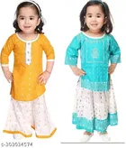 Rayon Kurta Set for Girls 
