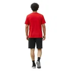 Polyester Printed Co-Ord Set for Men, Red & Black 