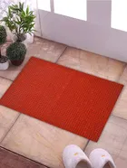 PVC Solid Doormat (Red, 2x1.5 ft)
