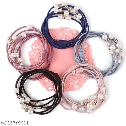 Scrunchies for Women, Pack of 10 (Multicolor)
