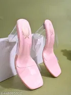 Shoetopia Pink Heel Sandals 