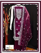 Modal Embroidered Punjabi/All Over Suits for Women 