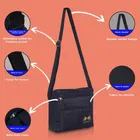 Polyester Crossbody Sling Bag for Men & Women 