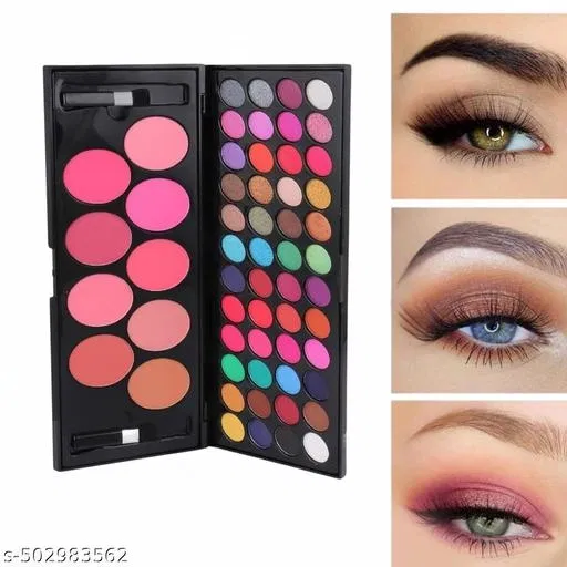 57 Colors Eye Shadow Palette, Multicolor