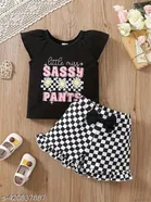 Cotton Blend Clothing Set for Girls 