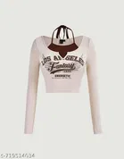 Lycra Top for Women, White 
