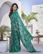 Chiffon Printed Saree for Women 