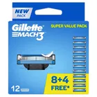 Gillette Mach 3 Razor (8 Cartridges)