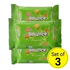 Sunfeast Bounce Elaichi Cream Biscuits - Cookies, 3X58 g Pouch (Pack Of 3)