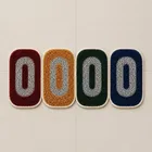 Small Cotton Doormats Rectangle [13x20] Pack of 4 Assorted Colour