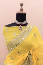 Yellow Saree for Women 