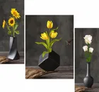 MDF 3 Pcs Designer Wall Painting for Home & Office 