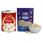 Combo Pack- Navguni Kaju W320 200 g, Sethi Rasgulla 1 Kg