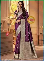 Kanjeevaram Zari Woven Saree for Women 