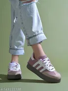 Shoetopia Girls Sneakers Peach 