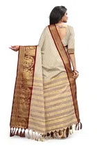 Cotton Embellished Saree for Women 