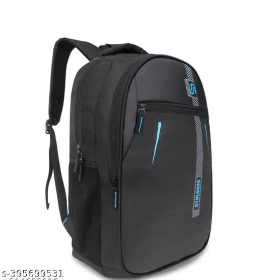 Rubber Backpack for Men & Women, Black