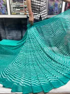 Georgette Applique Saree for Women 