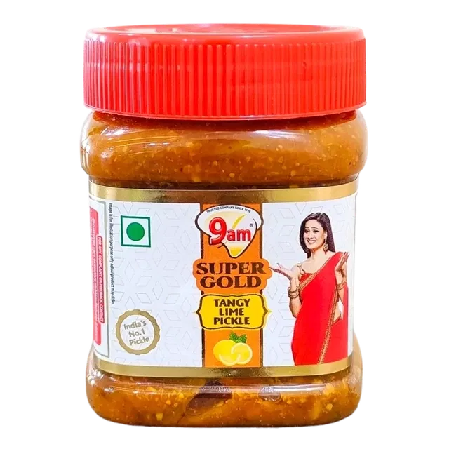 9 Am सुपर गोल्ड लाइम पिकल 200 g